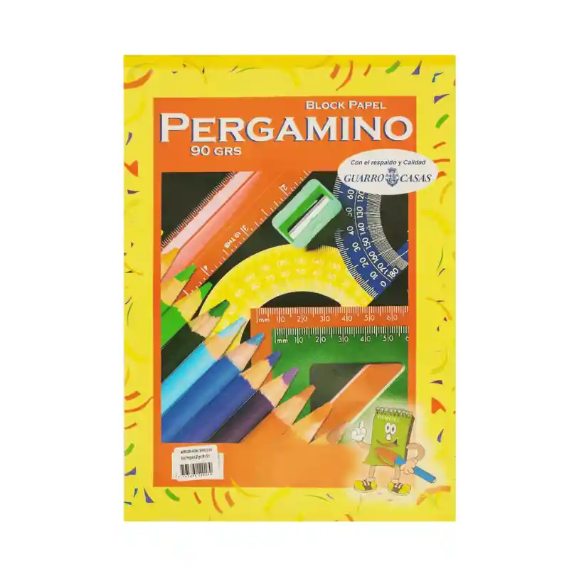 Block Papel Pergamino Octavo 1/8