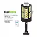 Lampara Para Exterior Solar Led De 40w Con Sensor De Luz