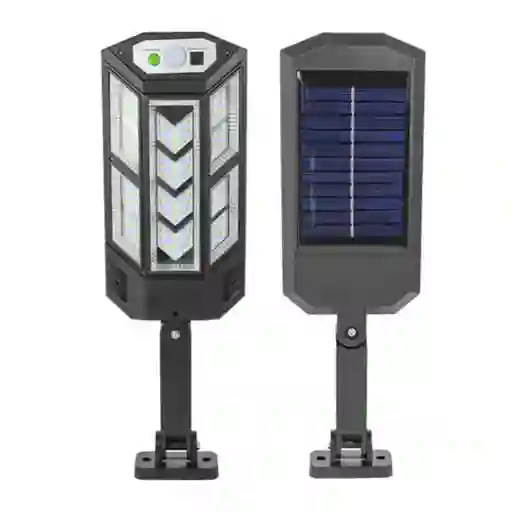 Lampara Para Exterior Solar Led De 40w Con Sensor De Luz