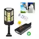 Lampara Para Exterior Solar Led De 40w Con Sensor De Luz