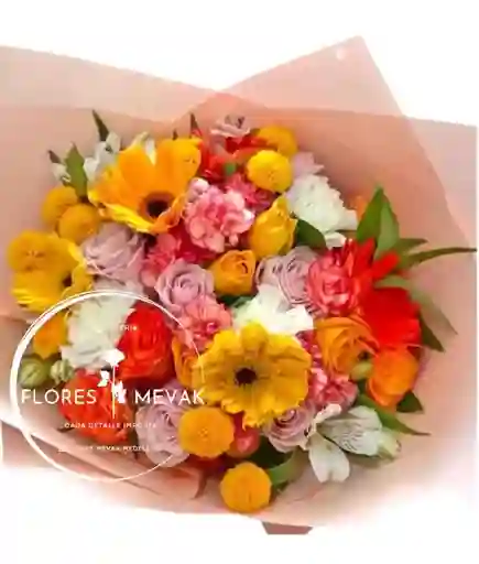 Flores Surtidas Hermoso Amanecer