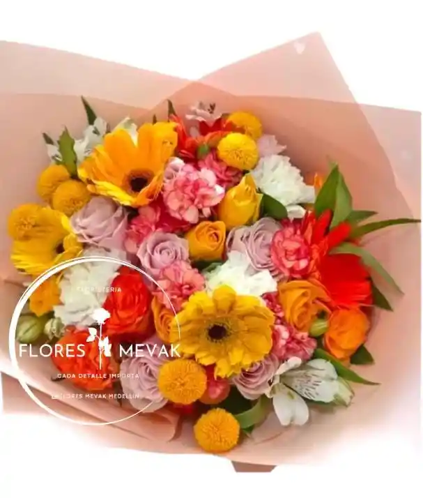 Flores Surtidas Hermoso Amanecer