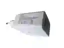 Cargador Para Pared Con 2 Puerto Usb, Tipo-c En Blanco