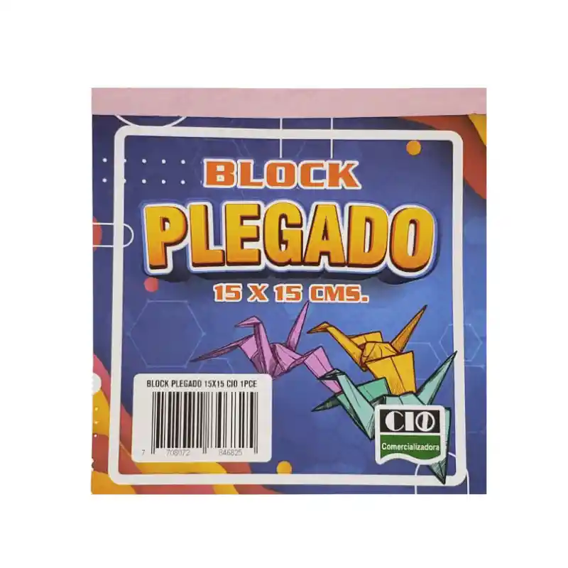 Block Plegado 15*15 Cm