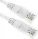 Cable De Red/internet Color Blanco Cat6 3 Metros