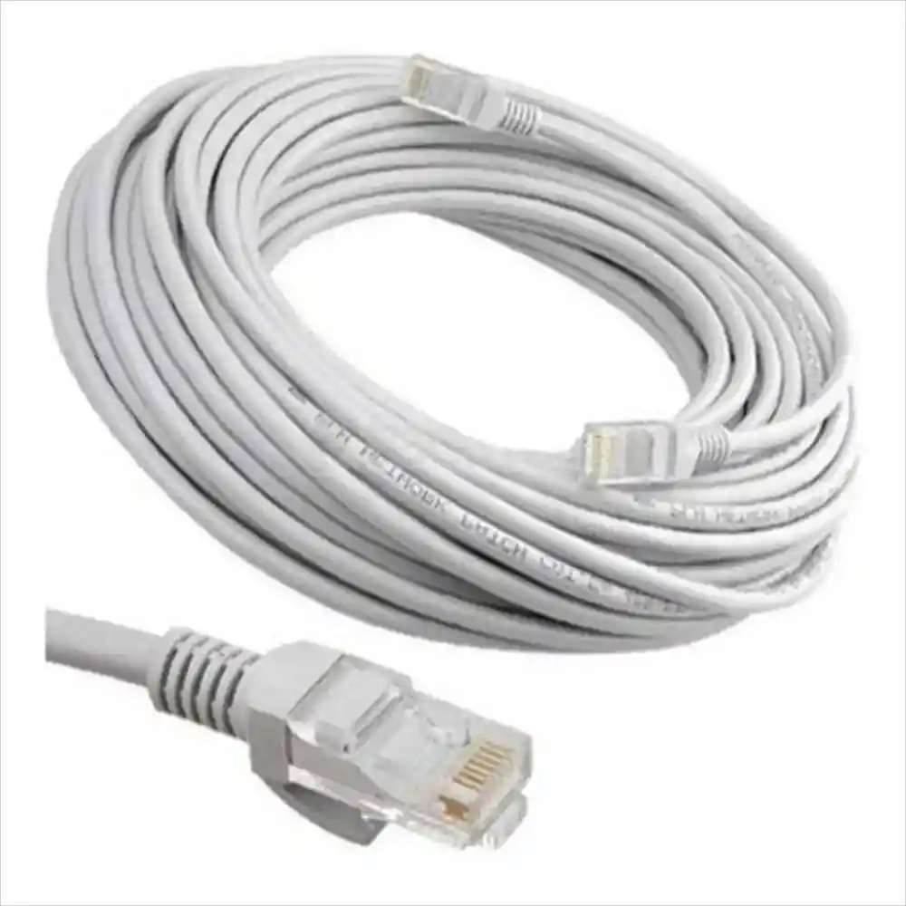 Cable De Red/internet Color Blanco Cat6 3 Metros