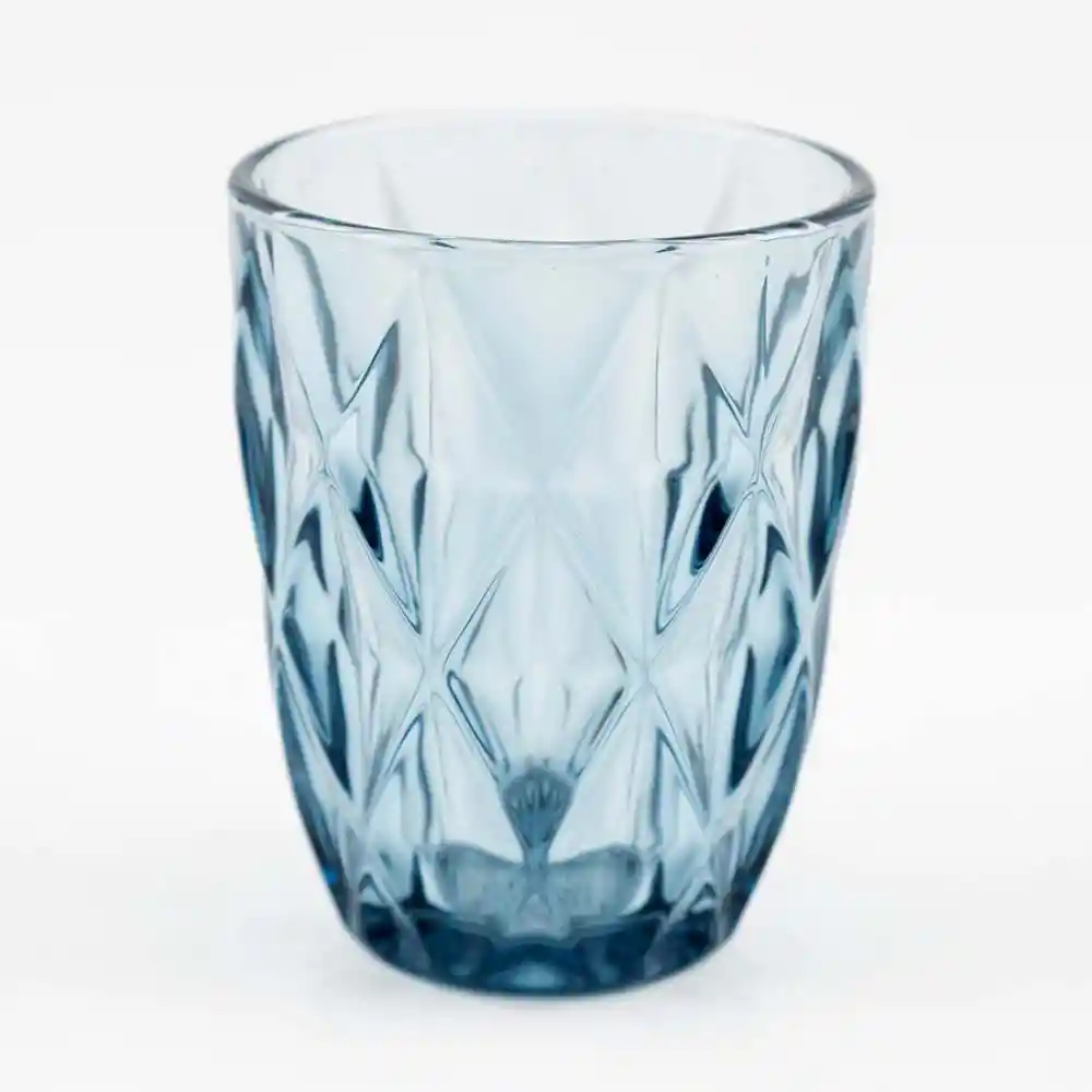 Vaso X 6 Und Qing Ping Guo Azul 279 Ml Vidrio