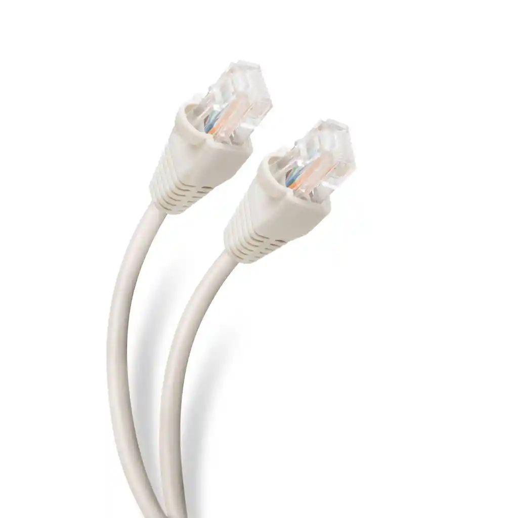 Cable De Red/internet Color Blanco Cat6 5 Metros