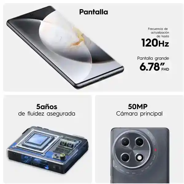 Celular Tecno Camon 30s 256gb Ram 16gb + Audifonos Inalambricos Y Smart Band