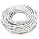 Cable De Red/internet Color Blanco Cat6 20 Metros