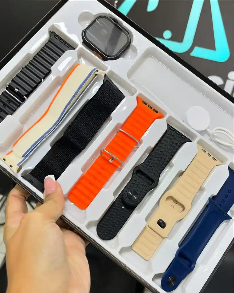 Smartwatch + 7 Manillas