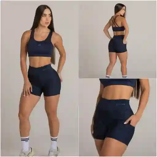 Short Bolsillo Azul Navy S/m