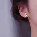 Aretes Flor Dorada