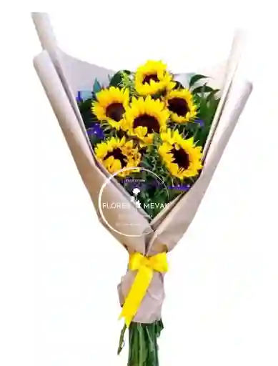 Girasoles En Ramillete