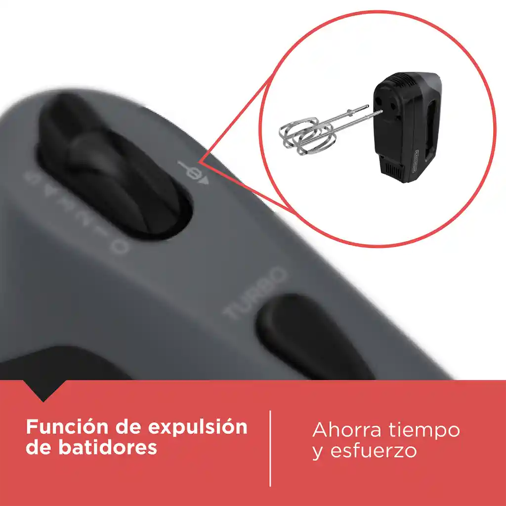 Batidora Black+decker De Mano Liviana Negra 110v/120v