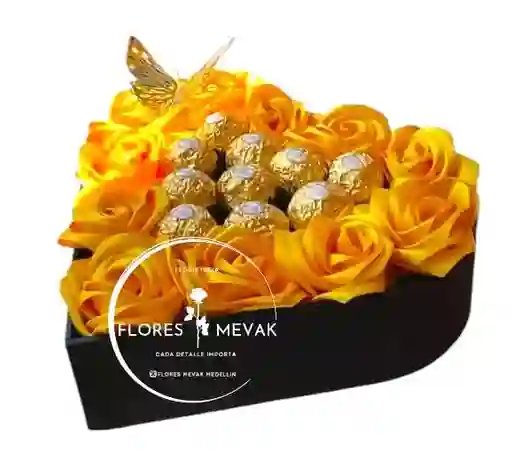 Rosas Amarillas Y Ferrero