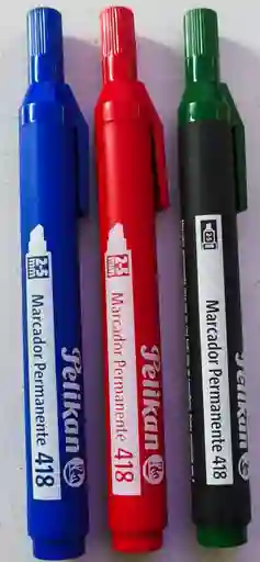 Marcador Permanente Pelikan Azul 418