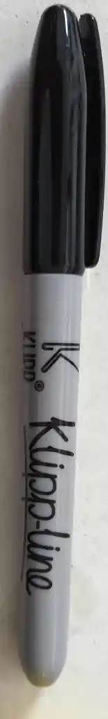 Marcador Permanente Klip Punta Fina