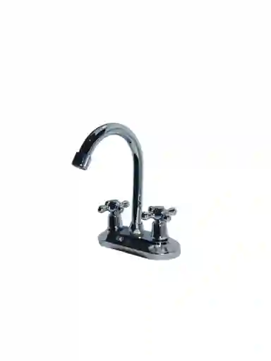 Llave Mezclador Lavamanos Cuello Cisne 4"