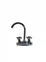 Llave Mezclador Lavamanos Cuello Cisne 4"