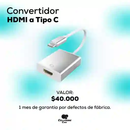 Convertidor Hdmi A Tipo C