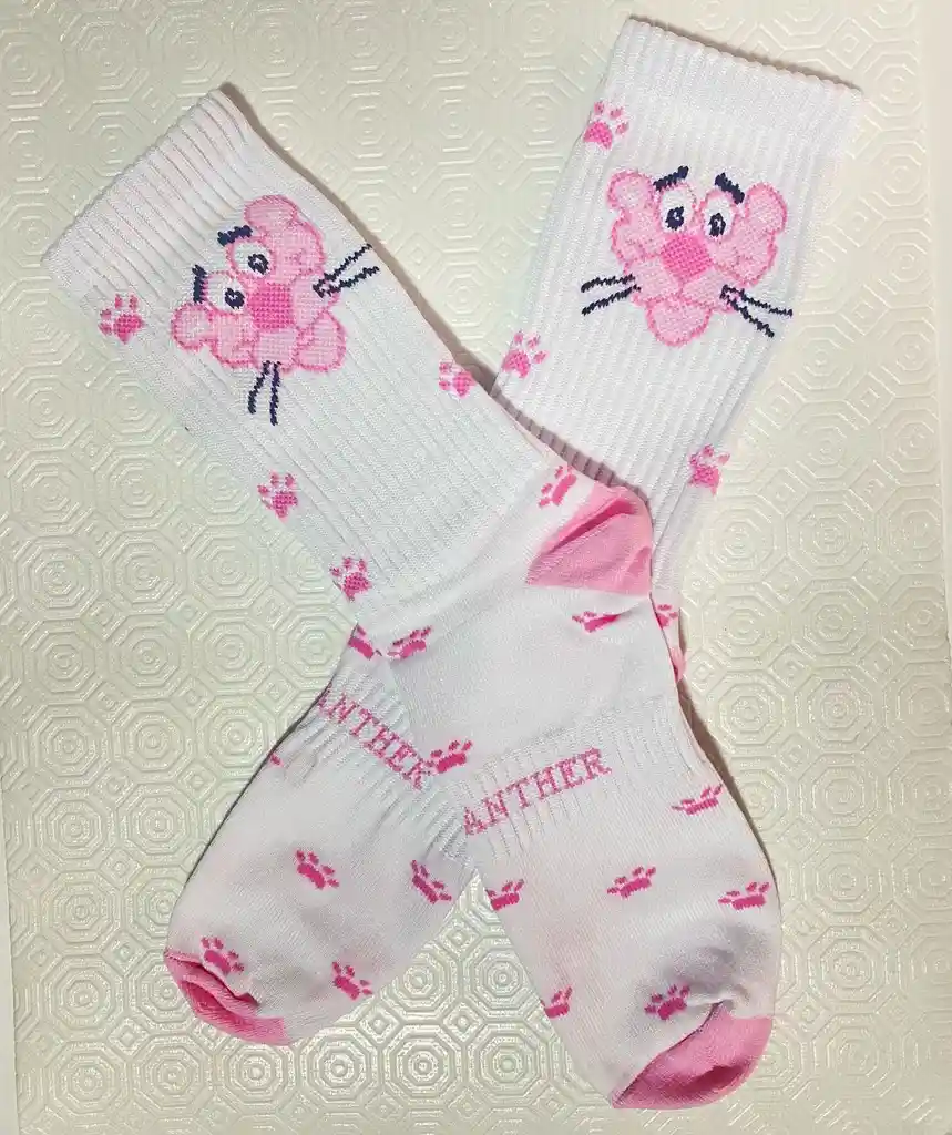Regalo Calcetines Divertidos Animados Pantera Rosa