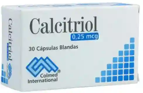 Calcitriol 0.25 Mg Caja X 30 Cap