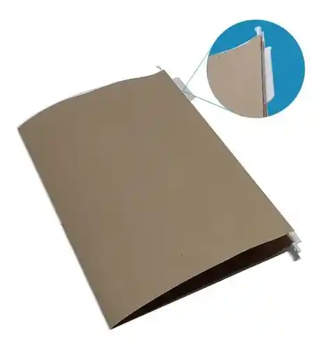 Carpeta Colgante Carton Oficio Cafe