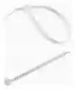 Amarres Plásticos Abrazaderas De Tensión Blancos 4.8 X 300 mm x 20 Pcs