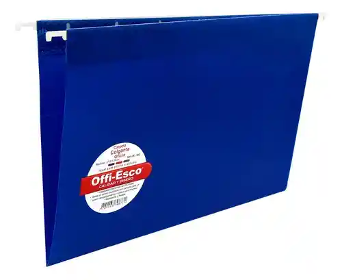 Carpeta Colgante Plastica Oficio