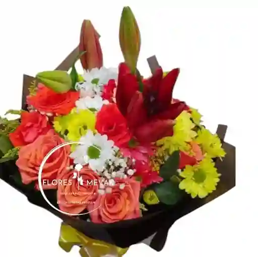 Flores Y Rosas Surtidas En Bouquet