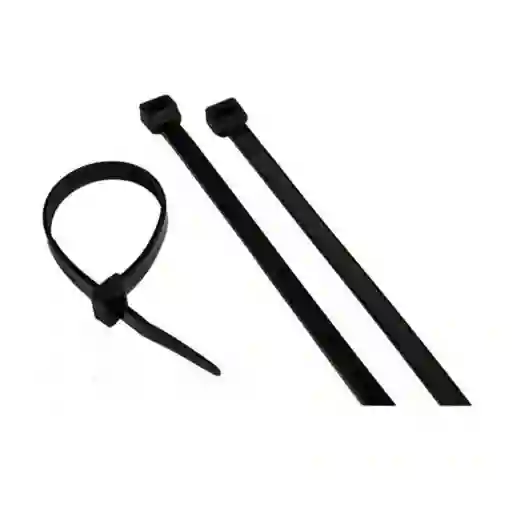 Amarres Plásticos Abrazaderas De Tensión Negros 4.8 X 300 mm x 50 Pcs