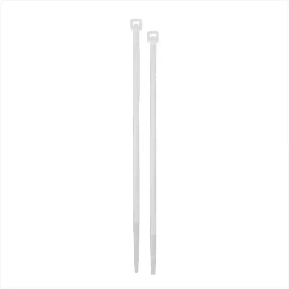 Amarres Plásticos Abrazaderas De Tensión Blancos 4.8 X 200 mm x 20 Pcs