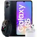 Celular Samsung A05 64gb Negro + Audifonos Inalambricos Y Smart Band