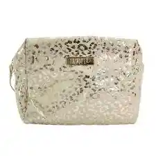 Cosmetiquera Dorada Animal Print Trendy Ref Cd08