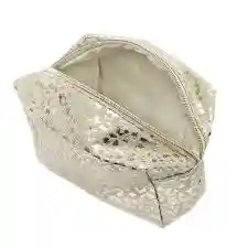 Cosmetiquera Dorada Animal Print Trendy Ref Cd08