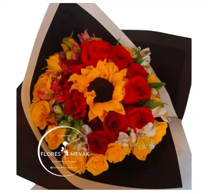 Ramo De Girasol En Bouquet