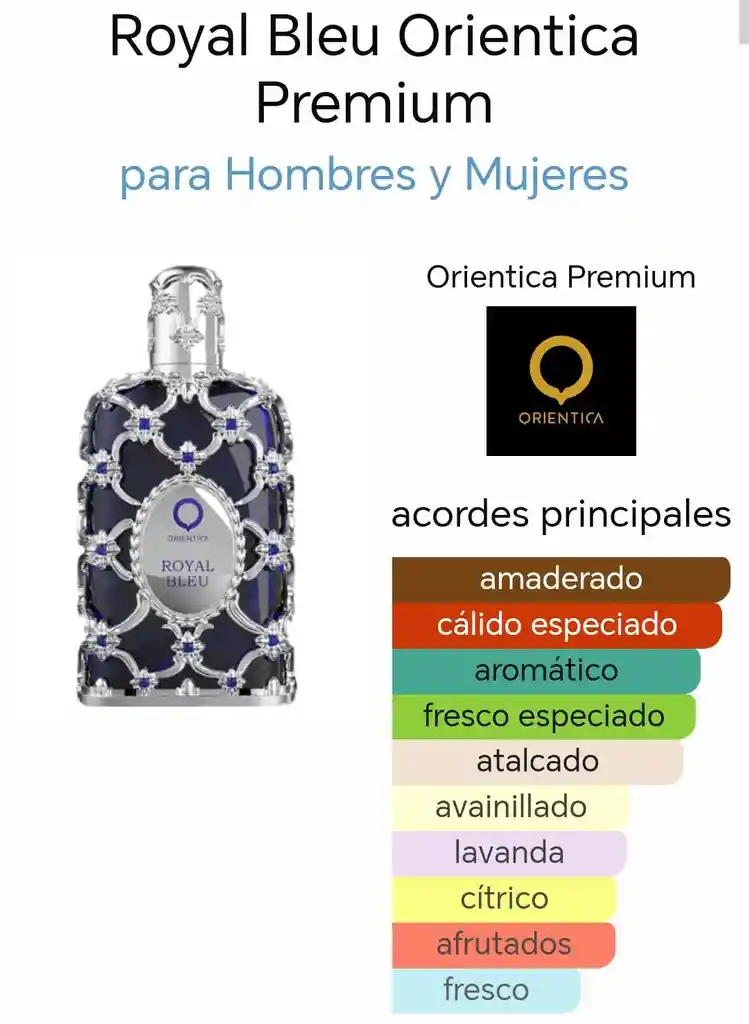 Perfume Orientica - Royal Bleu