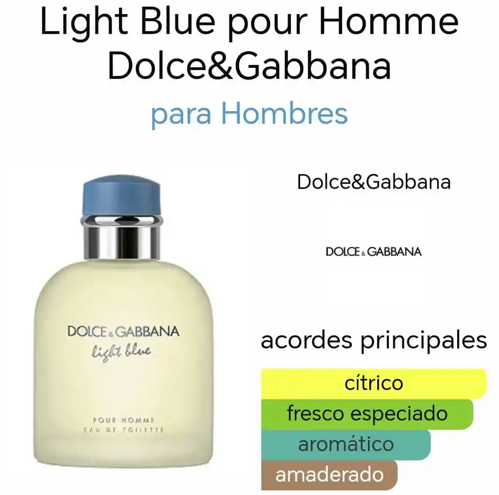 Perfume Dolcegabbana - Light Blue Men