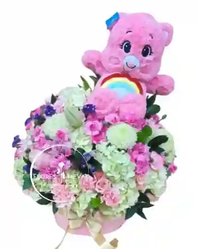 Flores En Tonos Rosados