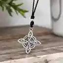 Collar Ajustable Nudo De Bruja Protección