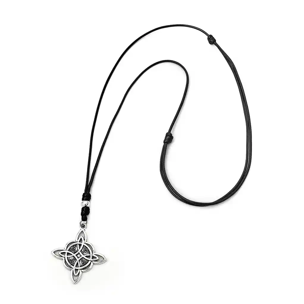 Collar Ajustable Nudo De Bruja Protección