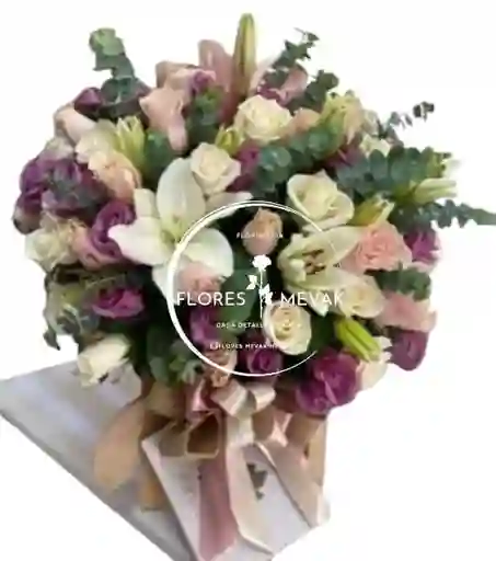 Flores-burbuja En Cilindro X48