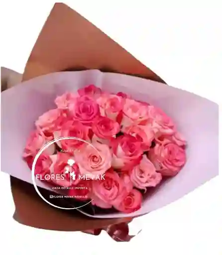 Ramo De Rosas Rosadas Candy