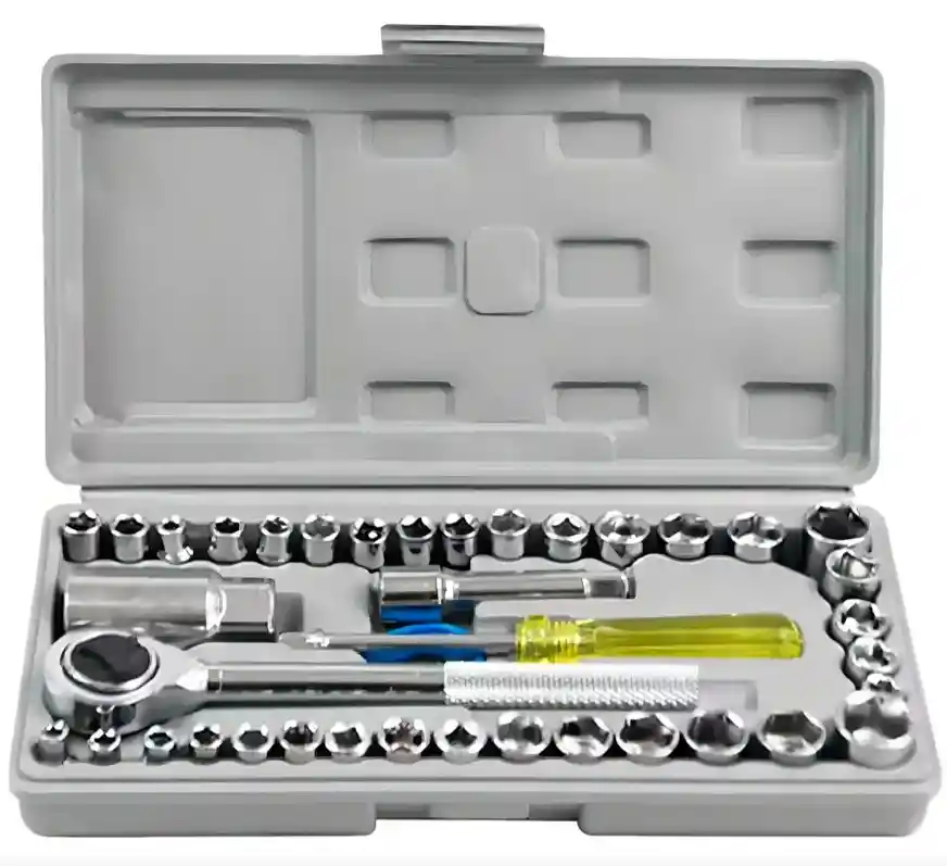 Juego De Herramientas Copas Ratchet X 40 Pcs