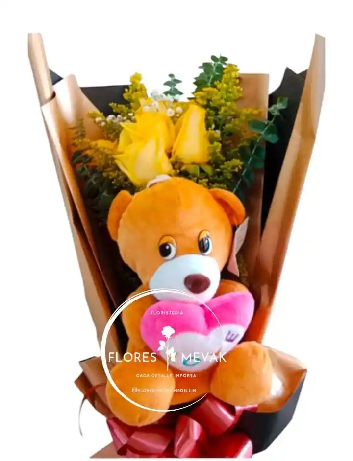 Ramo De Flores Peluche