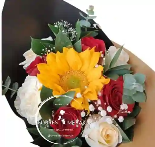 Flores- Girasol Y Rosas