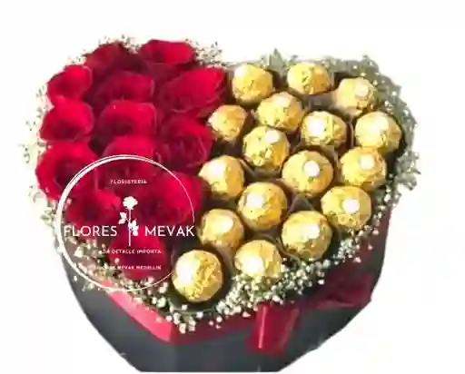 Rosas Y Ferrero Corazon