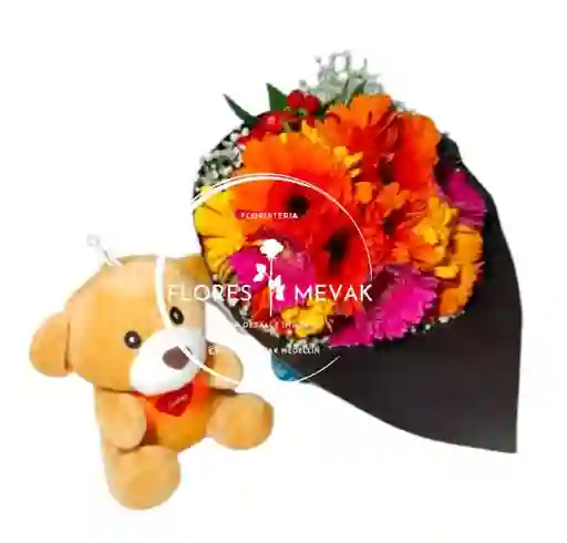 Flores Gerberas En Cono