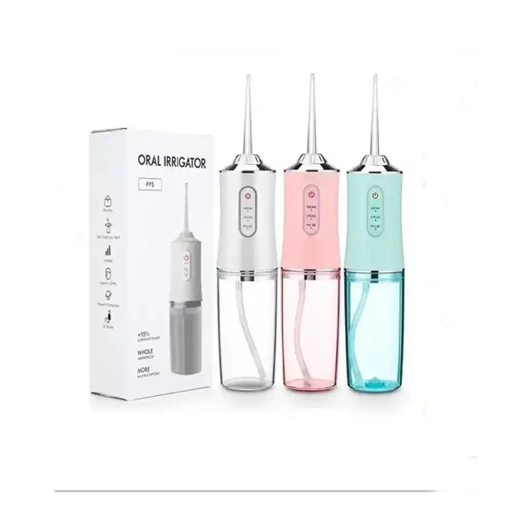 Irrigador Oral Portátil Con Chorro De Agua Para Limpieza De Higiene Bucal